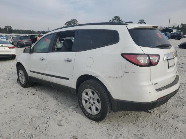 1GNKVFED4GJ165828 - 2016 CHEVROLET TRAVERSE LS WHITE photo 2