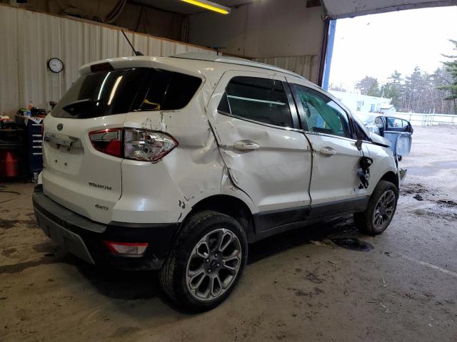 MAJ6S3KL8LC336727 - 2020 FORD ECOSPORT TITANIUM WHITE photo 3