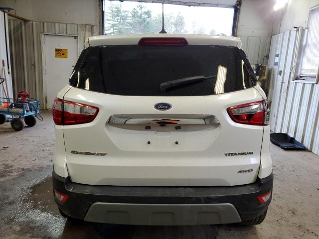 MAJ6S3KL8LC336727 - 2020 FORD ECOSPORT TITANIUM WHITE photo 6