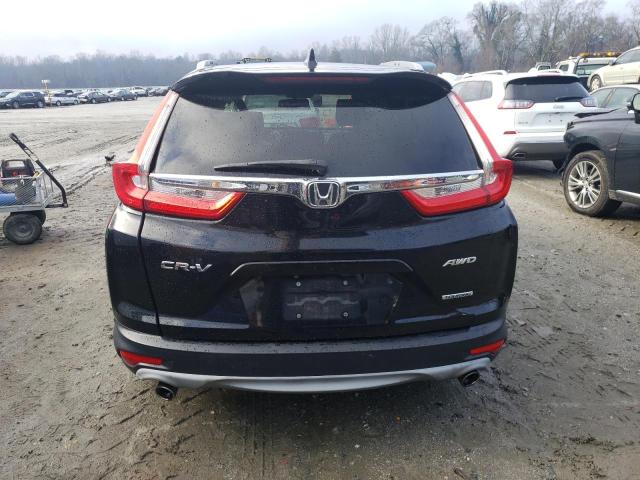 2HKRW2H94HH635290 - 2017 HONDA CR-V TOURING BLACK photo 6