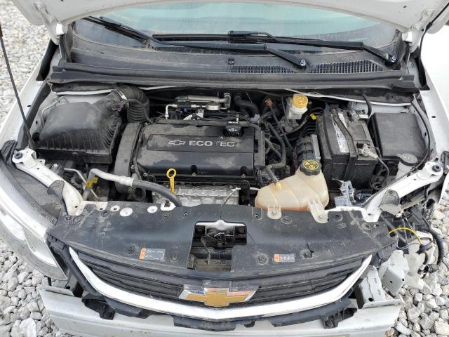 1G1JB5SH2H4108373 - 2017 CHEVROLET SONIC LS WHITE photo 11