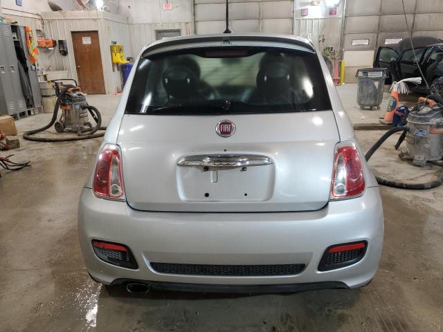 3C3CFFBR0CT125618 - 2012 FIAT 500 SPORT SILVER photo 6