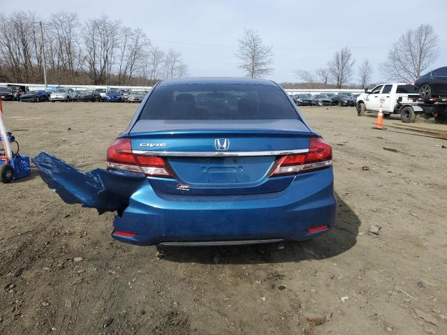 19XFB2F54FE263806 - 2015 HONDA CIVIC LX BLUE photo 6