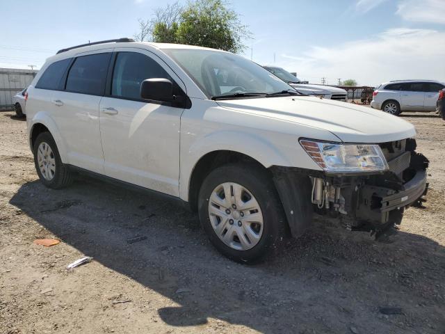 3C4PDCAB2LT261884 - 2020 DODGE JOURNEY SE WHITE photo 4