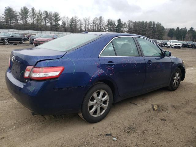 4T1BF3EKXBU662520 - 2011 TOYOTA CAMRY BASE 蓝色 照片 3