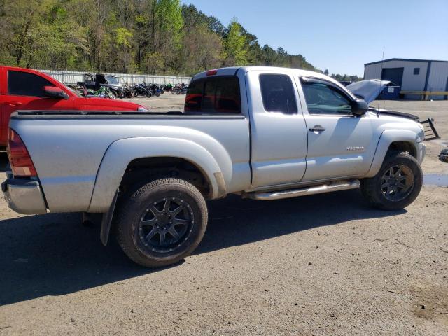 5TEUU42N75Z033980 - 2005 TOYOTA TACOMA ACCESS CAB SILVER photo 3