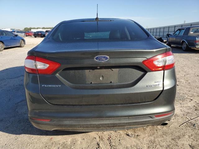 3FA6P0LU6FR286312 - 2015 FORD FUSION SE HYBRID GREEN photo 6