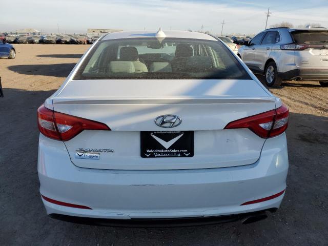 5NPE24AF6GH331446 - 2016 HYUNDAI SONATA SE WHITE photo 6