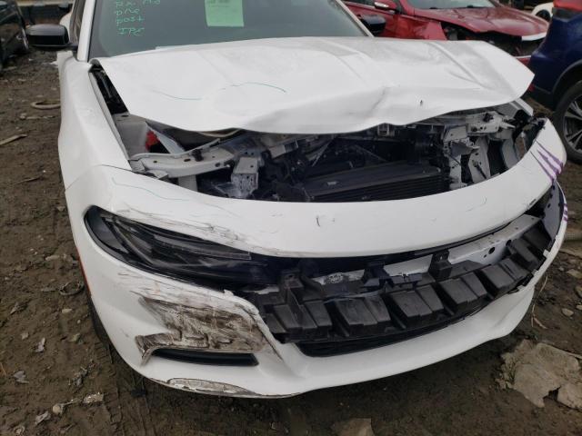 2C3CDXBG1KH745511 - 2019 DODGE CHARGER SXT WHITE photo 9