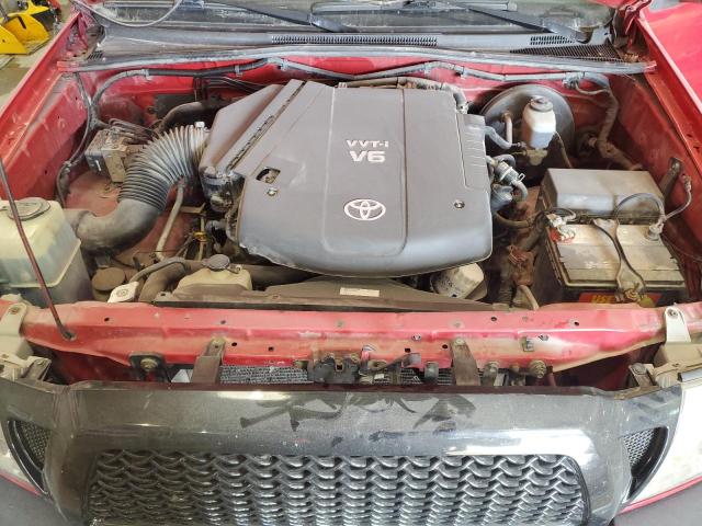 5TEUU42N18Z492684 - 2008 TOYOTA TACOMA ACCESS CAB Қызыл фото 11