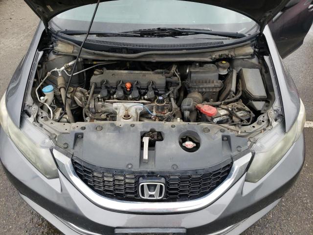 19XFB2F90DE043658 - 2013 HONDA CIVIC EXL GRAY photo 11