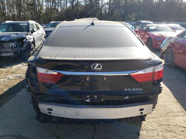 JTHBW1GG2D2014023 - 2013 LEXUS ES 300H BLACK photo 6