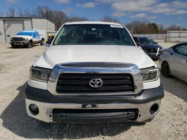 5TFSV54158X006194 - 2008 TOYOTA TUNDRA DOUBLE CAB WHITE photo 5