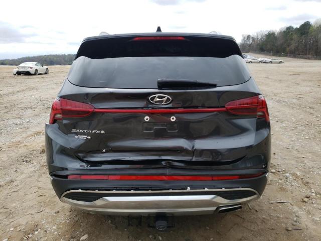 5NMS34AJ5MH340135 - 2021 HYUNDAI SANTA FE SEL BLACK photo 6