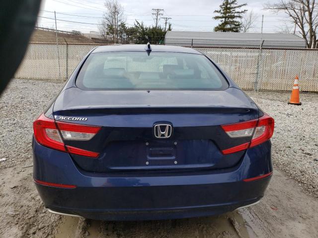 1HGCV1F43LA047943 - 2020 HONDA ACCORD EX BLUE photo 6