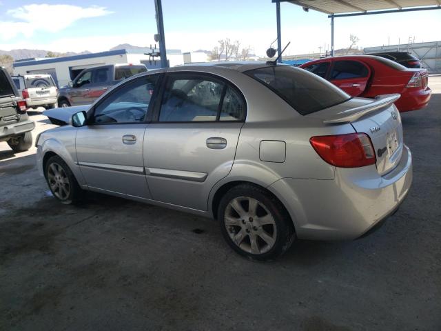 KNADH4A37A6662597 - 2010 KIA RIO LX SILVER photo 2