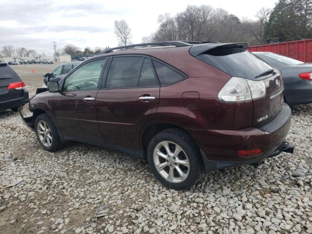 JTJHK31U792855583 - 2009 LEXUS RX 350 MAROON photo 2