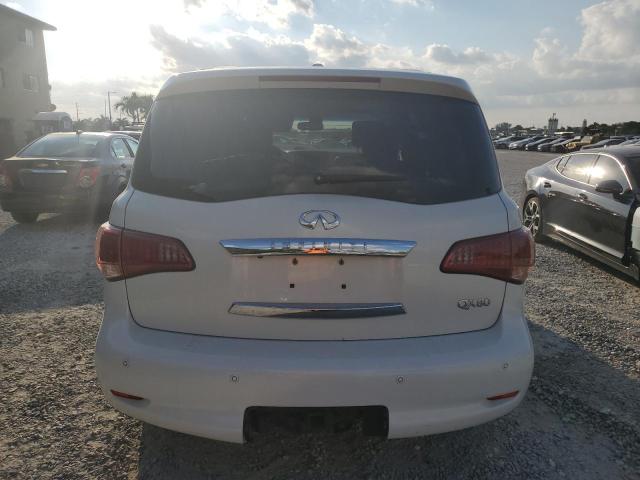 JN8AZ2NF7E9553321 - 2014 INFINITI QX80 WHITE photo 6