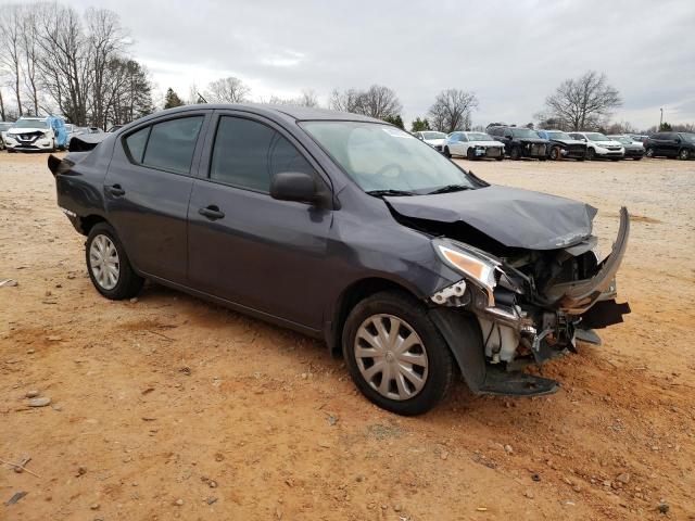 3N1CN7AP7FL819444 - 2015 NISSAN VERSA S GRAY photo 4