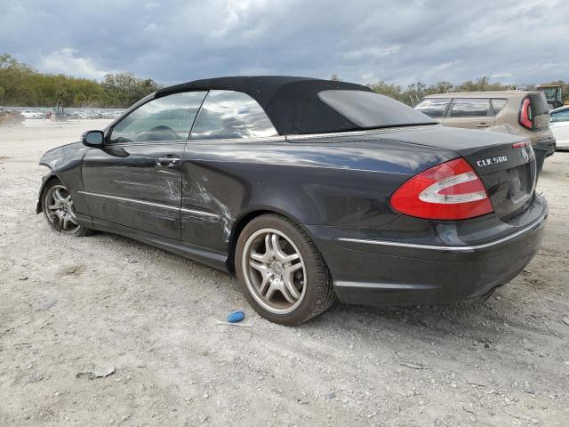 WDBTK75G34T015102 - 2004 MERCEDES-BENZ CLK 500 BLACK photo 2