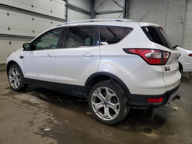 1FMCU9J91HUB89518 - 2017 FORD ESCAPE TITANIUM WHITE photo 2