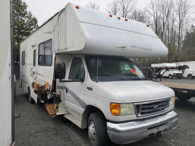 1FDXE45S65HA05077 - 2005 FORD ECONOLINE E450 SUPER DUTY CUTAWAY VAN BEIGE photo 1