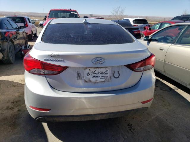 5NPDH4AE1GH782611 - 2016 HYUNDAI ELANTRA SE SILVER photo 6