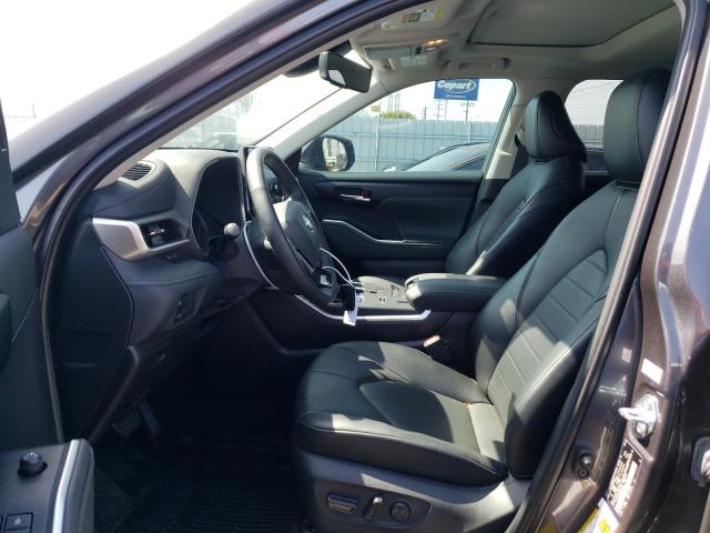 5TDHZRAH4MS055619 - 2021 TOYOTA HIGHLANDER XLE 石墨色 照片 7