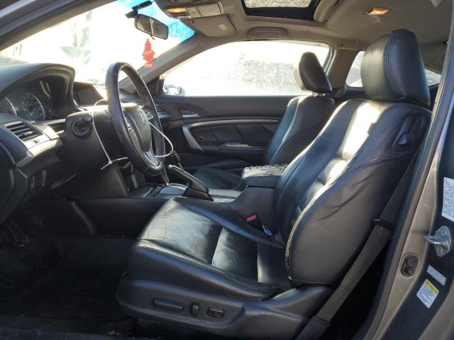 1HGCS12898A026135 - 2008 HONDA ACCORD EXL GRAY photo 7