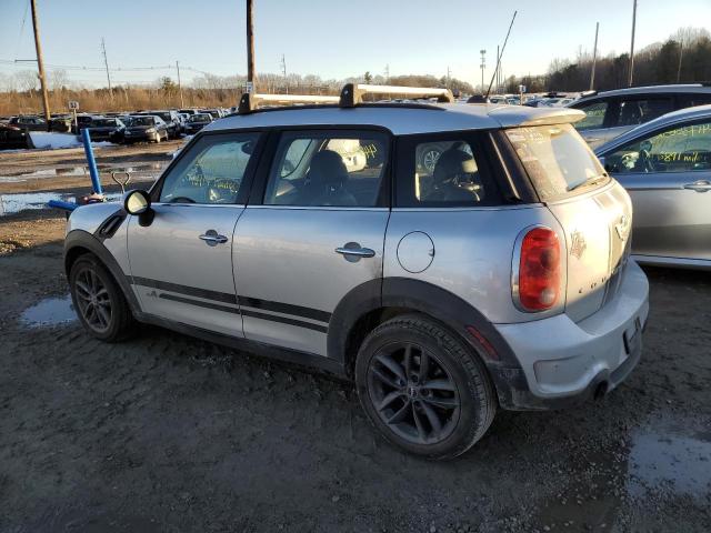 WMWZC5C5XDWM16611 - 2013 MINI COOPER S COUNTRYMAN SILVER photo 2