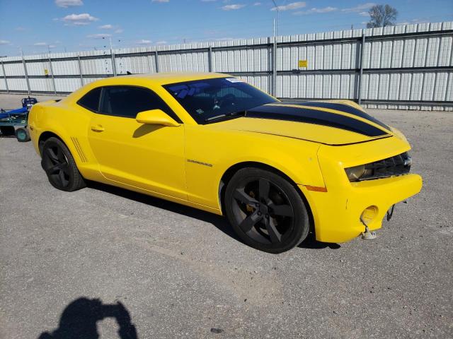 2G1FB1ED4B9122819 - 2011 CHEVROLET CAMARO LT YELLOW photo 4