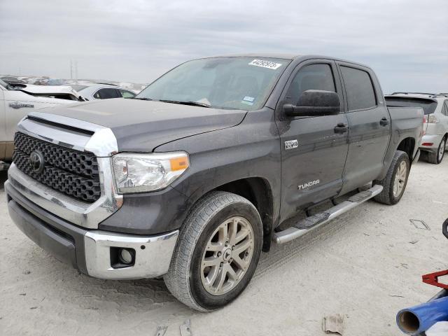 5TFEY5F1XMX292832 - 2021 TOYOTA TUNDRA CREWMAX SR5 GRAY photo 1