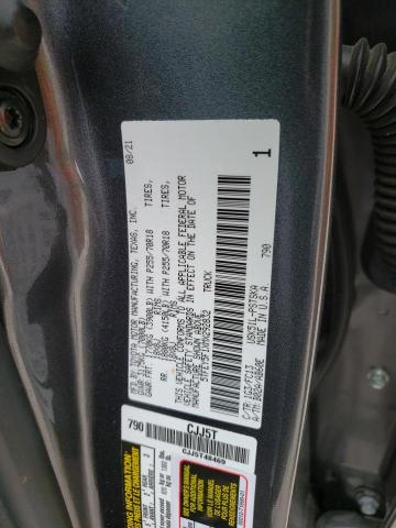 5TFEY5F1XMX292832 - 2021 TOYOTA TUNDRA CREWMAX SR5 GRAY photo 12