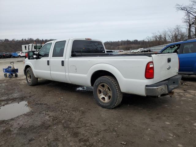 1FT8W3A63BEC54040 - 2011 FORD F350 SUPER DUTY WHITE photo 2