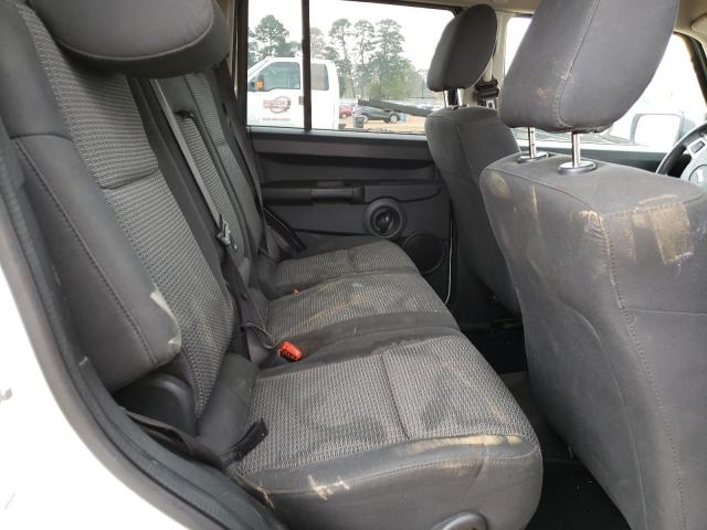 1J8HH48KX8C155523 - 2008 JEEP COMMANDER SPORT თეთრი ფოტო 10