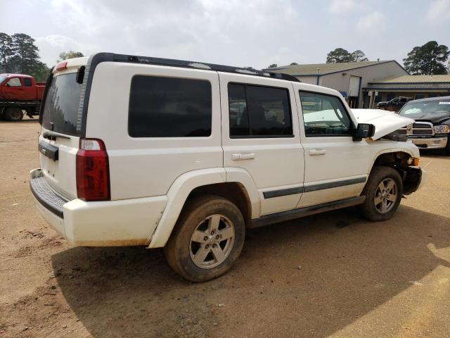 1J8HH48KX8C155523 - 2008 JEEP COMMANDER SPORT WHITE photo 3