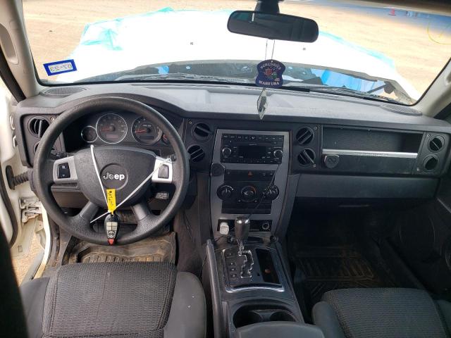 1J8HH48KX8C155523 - 2008 JEEP COMMANDER SPORT თეთრი ფოტო 8