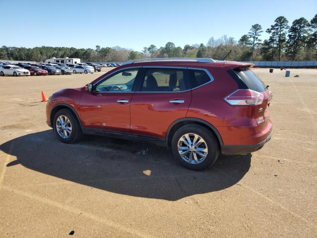 5N1AT2MT6EC753576 - 2014 NISSAN ROGUE S BURGUNDY photo 2