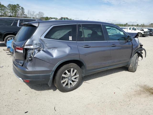 5FNYF5H50MB001221 - 2021 HONDA PILOT EXL GRAY photo 3