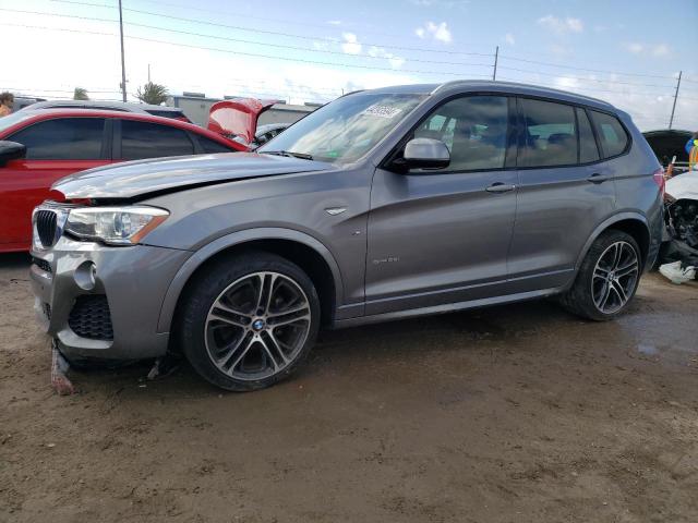 5UXWZ7C59H0U46836 - 2017 BMW X3 SDRIVE28I GRAY photo 1