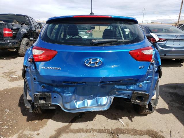 KMHD35LH5HU375664 - 2017 HYUNDAI ELANTRA GT BLUE photo 6