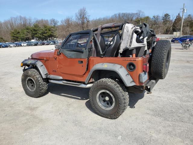 1J4FA49S22P702733 - 2002 JEEP WRANGLER / SPORT ORANGE photo 2