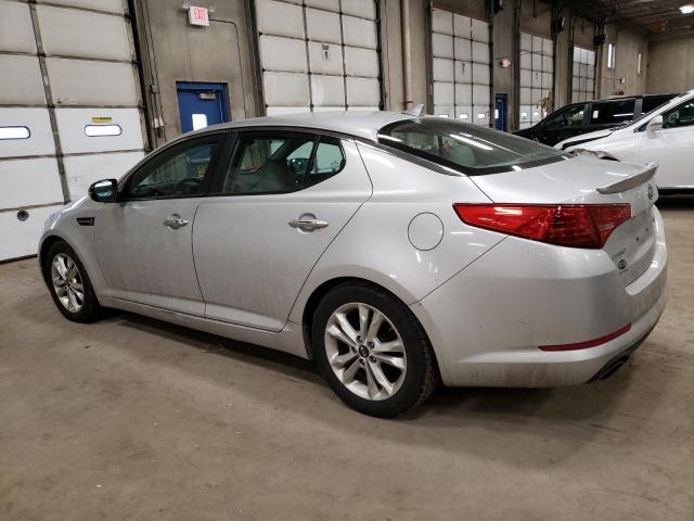 KNAGN4A75B5075301 - 2011 KIA OPTIMA EX SILVER photo 2