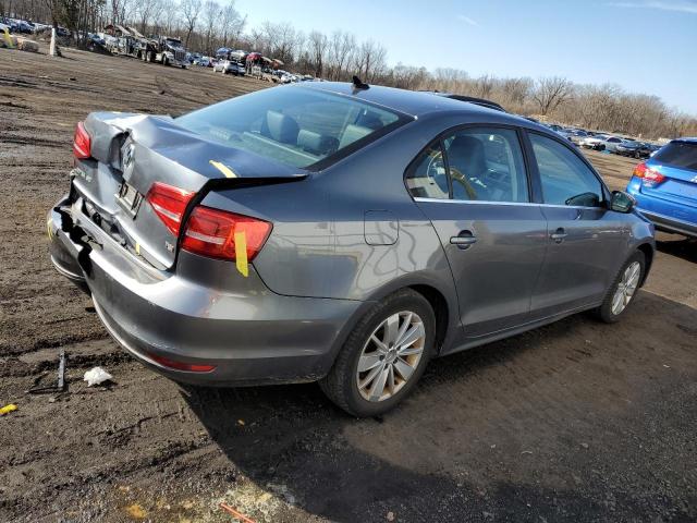 3VWD17AJ9FM246465 - 2015 VOLKSWAGEN JETTA SE GRAY photo 3