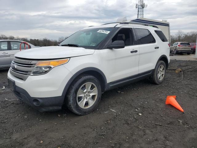 1FM5K8B83DGC37494 - 2013 FORD EXPLORER WHITE photo 1