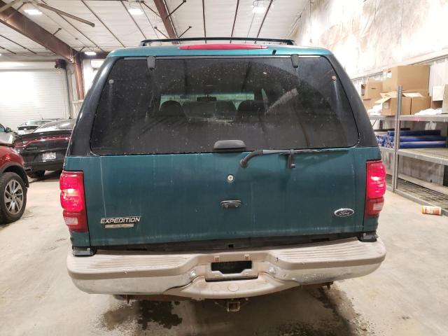 1FMPU18L5WLA20061 - 1998 FORD EXPEDITION TEAL photo 6