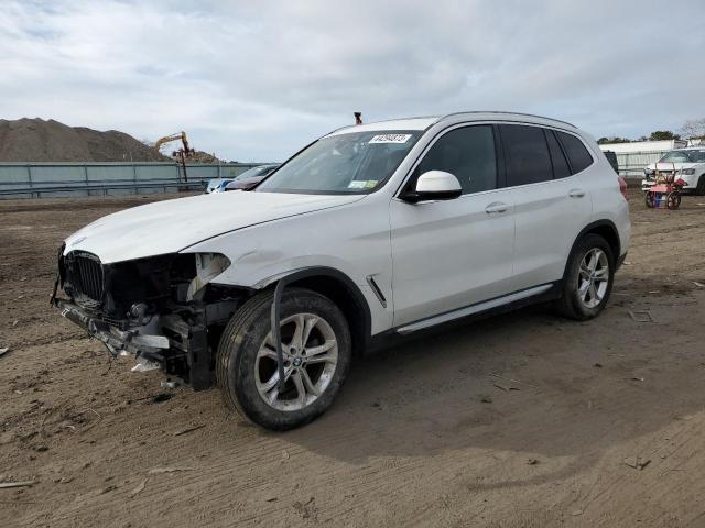 5UXTY5C07M9F64827 - 2021 BMW X3 XDRIVE30I WHITE photo 1