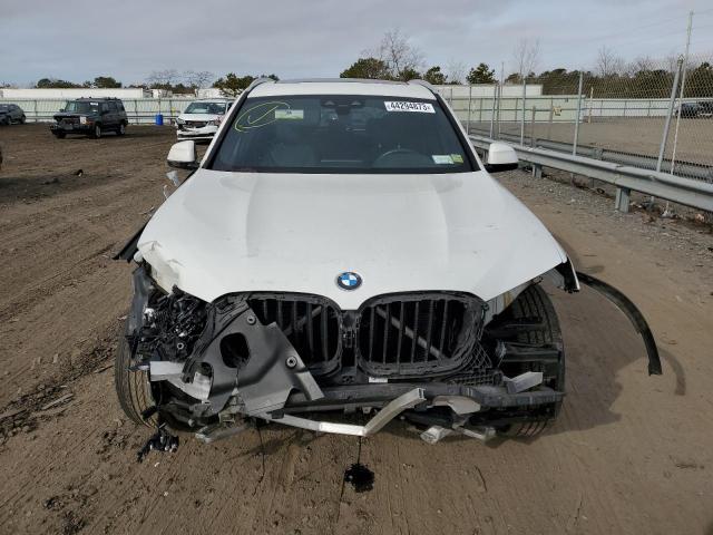 5UXTY5C07M9F64827 - 2021 BMW X3 XDRIVE30I WHITE photo 5