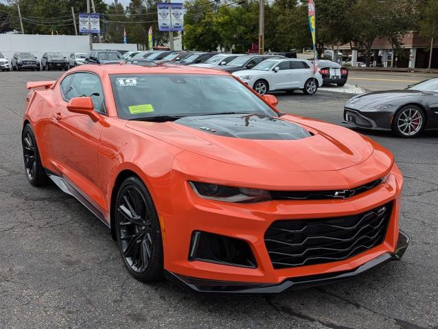 1G1FJ1R64K0118617 - 2019 CHEVROLET CAMARO ZL1 ORANGE photo 1
