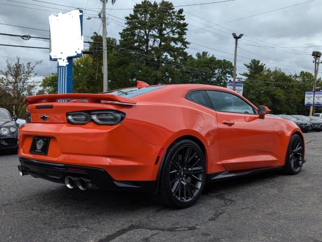 1G1FJ1R64K0118617 - 2019 CHEVROLET CAMARO ZL1 ORANGE photo 4